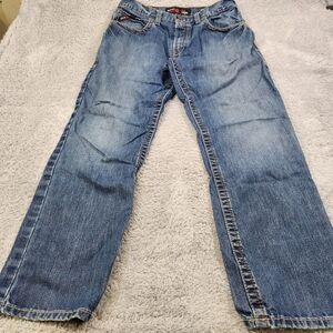 Ariat Jeans Mens 34/32 Blue FR M3 Loose Stackable Straight CAT 2 Workwear *Read*